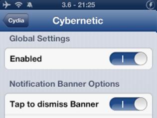 Φωτογραφία για Cybernetic: Cydia tweak new