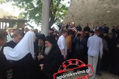 Στην Ιερά Μονή Μεγίστης Λαύρας o Ρώσος Πατριάρχης