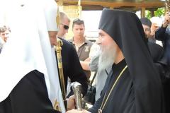 3225 - Φωτογραφίες, του Μοναχού Θεολόγου Λαυριώτη, από τη σημερινή επίσκεψη του Πατριάρχη Μόσχας στην Ι. Μ. Μεγίστης Λαύρας