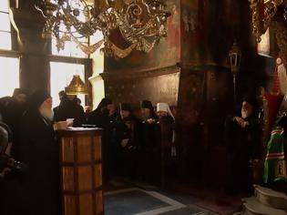 Φωτογραφία για 3231 - H προσφώνηση του Ηγουμένου Γέροντος Εφραίμ Βατοπαιδινού κατά την επίσκεψη του Πατριάρχη Μόσχας