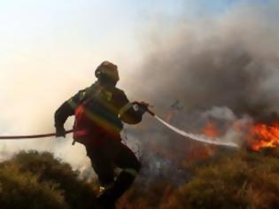 Φωτογραφία για Ηράκλειο: Φωτιά δίπλα σε κατοικημένη περιοχή