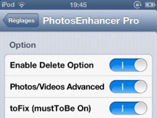 Φωτογραφία για PhotosEnhancer Pro :  Cydia tweak free new