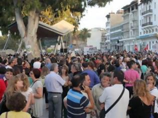 Φωτογραφία για Η βροχή δεν μούσκεψε την κινητοποίηση - Μηχανοκίνητη πορεία για την ΕΡΤ στο Ηράκλειο