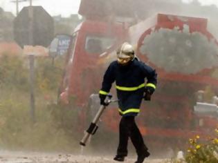 Φωτογραφία για Άμεση επέμβαση σε συμβάν διαρροής χημικών ουσιών στον αύλειο χώρο εργοστασίου παραγωγής και αποθήκευσης χημικών προϊόντων