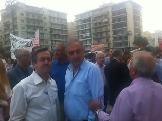 Φωτογραφία για O Νίκος Νικολόπουλος στην συγκέντρωση διαμαρτυρίας εργαζομένων ΕΡΤ - ΕΡΑ Πάτρας‏