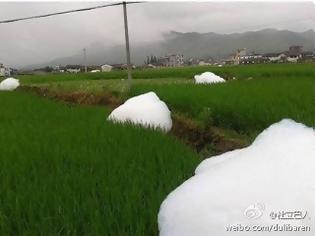 Φωτογραφία για Κίνα: Μυστηριώδες αφρός βγαίνει από το έδαφος!!!
