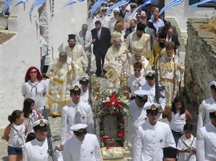 Φωτογραφία για Συμμετοχή του ΠΝ στον εορτασμό της Παναγίας Χρυσοπηγής Ν. Σίφνου