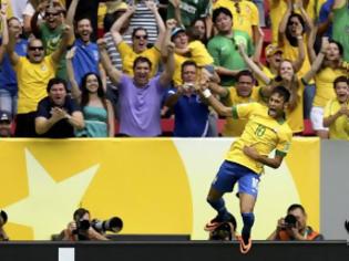 Φωτογραφία για Χαλαρά η Βραζιλία, εντυπωσιακό γκολ από τον Νεϊμάρ!