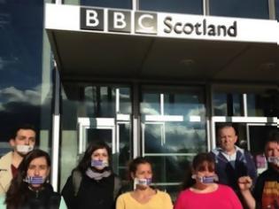 Φωτογραφία για Σκωτία: Κλειστά στόματα έξω από το BBC για την ΕΡΤ