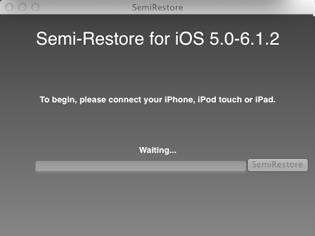 Φωτογραφία για semi-restore: Το νέο εργαλείο είναι διαθέσιμο  Download it now!