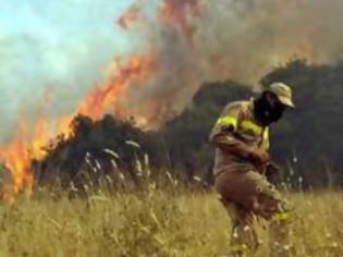 Φωτογραφία για Πυρκαγιά στην Κακοπετρία από βραχυκύκλωμα