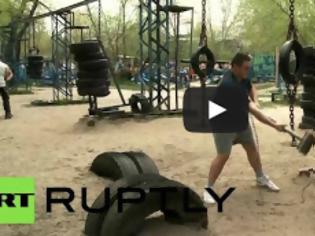 Φωτογραφία για Υπαίθριο γυμναστήριο στην Ουκρανία [Video]