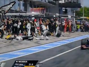 Φωτογραφία για Απίστευτο ατύχημα στη Formula 1 - Δείτε το video