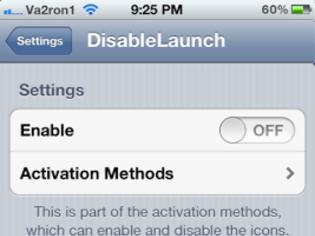 Φωτογραφία για DisableLaunch Pro: Cydia tweak...τώρα πια είναι δωρεάν για όλους