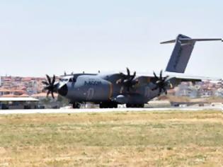 Φωτογραφία για Το μεταγωγικό A 400 M στην Τουρκία