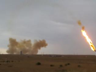 Φωτογραφία για To βίντεο της έκρηξης του πυραύλου-μεταφορέα «Proton-M» στο Μπαϊκονούρ