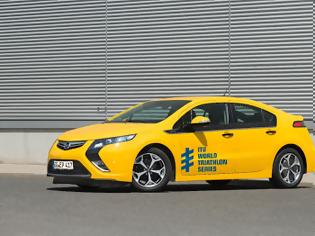 Φωτογραφία για Το Opel Ampera Προπομπός στο Παγκόσμιο Πρωτάθλημα Τριάθλου της ITU. Η Opel χορηγός σε ένα από τα μεγαλύτερα πρωταθλήματα τριάθλου στον κόσμο
