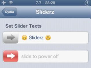 Φωτογραφία για Sliderz: Cydia tweak new ($0.99)