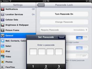Φωτογραφία για Ξέχασα τον κωδικό στο iPad, πως θα το ξεκλειδώσω;