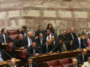 Φωτογραφία για Βουλή: Κόντρα μεταξύ βουλευτών του ΣΥΡΙΖΑ και της Χρυσής Αυγής