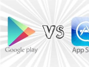 Φωτογραφία για Το Google Play ξεπέρασε για πρώτη φορά το App Store