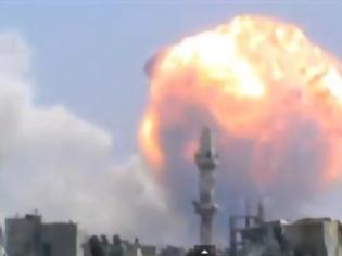 Φωτογραφία για Τουλάχιστον 22 νεκροί από έκρηξη αποθήκης πυρομαχικών στη Συρία (Βίντεο)