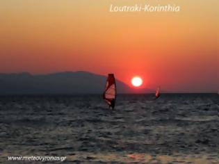 Φωτογραφία για Ηλιοβασιλεμα στο Λουτρακι - Φωτογραφία αναγνώστη!