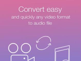 Φωτογραφία για Audio from Video Extractor: AppStore free..για λίγες ώρες