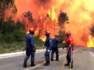 Φωτογραφία για Περισσότεροι από 800 πυροσβέστες δίνουν μάχη με τις φλόγες στη Πορτογαλία