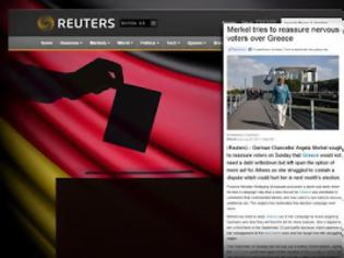 Φωτογραφία για «Η Μέρκελ προσπαθεί να καθησυχάσει τους θυμωμένους Γερμανούς για την Ελλάδα»