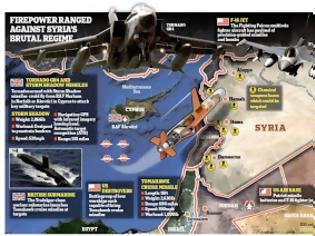 Φωτογραφία για Ο χάρτης δράσης με τα σχέδια επέμβασης στην Συρία με την Κύπρο ως ορμητήριο
