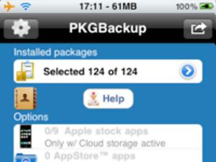 Φωτογραφία για PkgBackup: Cydia tweak update v5.3.9