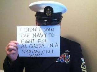 Φωτογραφία για Απίστευτο: Υπαξιωματικός του πολεμικού ναυτικού των Η.Π.Α. δεν θα πολεμήσει στη Συρία