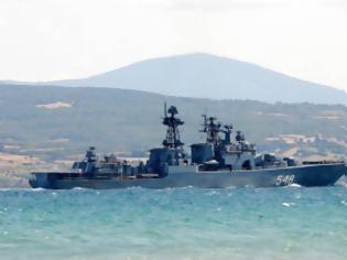 Φωτογραφία για Κλιμάκωση της Κρίσης ...Ρωσικά Πολεμικά περνούν τα στενά των Δαρδανελίων και βγαίνουν στη Μεσόγειο!