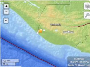 Φωτογραφία για Ζημιές από τον σεισμό στη Γουατεμάλα