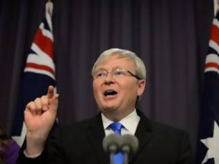 Φωτογραφία για Αυστραλία: Ο απερχόμενος πρωθυπουργός Ραντ παραδέχθηκε την ήττα του