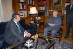 Συνάντηση του Π. Καμμένου με τον Κ. Παπούλια...