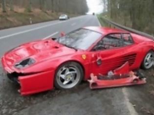 Φωτογραφία για Τι προκάλεσε ζημιά 36.000 ευρώ σε αυτή τη Ferrari;