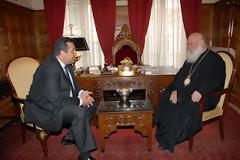 Συνάντηση Καμμένου με Ιερώνυμο