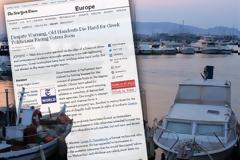 ΣΚΛΗΡΟ ΑΡΘΡΟ ΤΩΝ NEW YORK TIMES ΓΙΑ ΤΟ ΕΛΛΗΝΙΚΟ ΠΟΛΙΤΙΚΟ ΣΥΣΤΗΜΑ Ρουσφέτια δίχως τέλος κάτω από τη μύτη της τρόικας