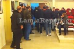Ο Απόστολος Γκλέτσος και ο ναζιστικός χαιρετισμός στο Δ.Σ.της Λαμίας ( Video )