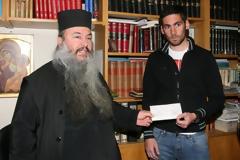 Οι ποδοσφαιριστές του ΟΛΥΜΠΙΑΚΟΥ κοντά στους συνανθρώπους μας
