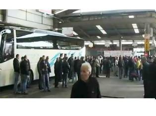 Φωτογραφία για VIDEO: Συγκέντρωση απεργών στα ΚΤΕΛ