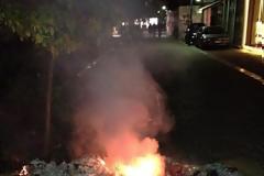 Φωτιά στο κέντρο των Τρικάλων