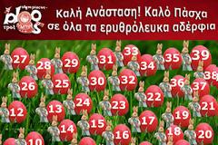 ΚΑΛΗ ΑΝΑΣΤΑΣΗ,ΚΑΛΟ ΠΑΣΧΑ ΣΕ ΟΛΟΥΣ ΑΔΕΡΦΙΑ!
