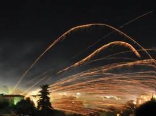 Φωτογραφία για Ρουκετοπόλεμος στην Χίο [video]