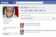 Ακόμα και νήπια έχουν λογαριασμό στο facebook