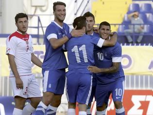 Φωτογραφία για Πρεμιέρα με πέντε γκολ για την Εθνική Ελπίδων, 5-0 την Μάλτα