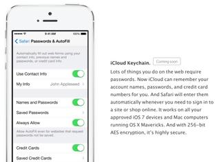 Φωτογραφία για Η Apple αφαιρεί iCloud Keychain στο iOS 7 GM