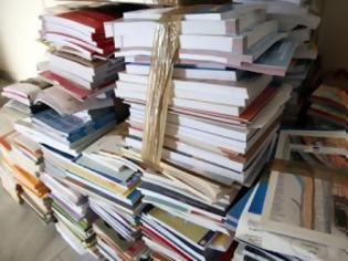 Φωτογραφία για Eκατοντάδες κιλά σχολικά βιβλία «πήραν» το δρόμο της ανακύκλωσης